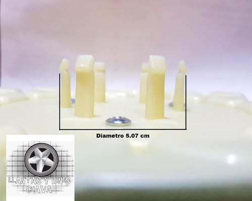 Tapa Bbs Rep 15.6cm Dimetro 1pz Entra A Presin Tuerca Crom Foto 7