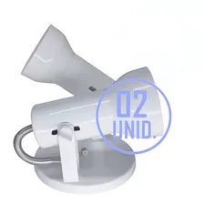 Spot Sobrepor Duas Lampada Aluminio Esc Pret Branc 2 Unid Cor Branco 110v/220v