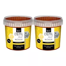 Kit 2 Cera Depilatória Depil Fácil Tradicional 300g Biosoft