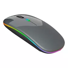 Mouse Sem Fio Recarregável Wireless Led Rgb Ergonômico Novo