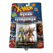 Bonecos X-men Na Cartela Wolverine Vs Sabretooth Lacrado