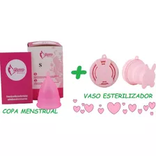 Copa Menstrual Y Vaso Esterilizador De Conejo/oso + Bolsita 