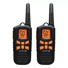 Rádios Comunicador Frs/gmrs De 42 Milhas E 50 Canais Preto