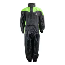 Impermeable 2 Piezas Negro Con Amarillo