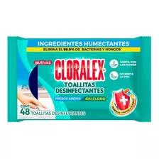 Toallitas Desinfectantes Cloralex Sin Cloro Fresco Aroma 48 Toallitas