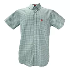 Camisa Masculina Txc Xadrez Verde Claro - Ref. 29066c