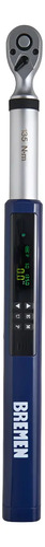 Torquimetro Digital Bremen Enc 3/8 6,75 - 135nm Certif 8498 Azul