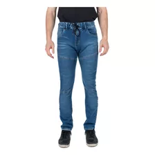 Calça Jeans Azul Nicoboco Skinny Quincy Amarração