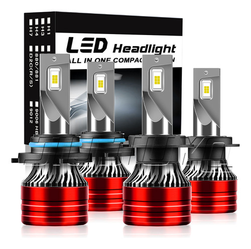 Kit De Focos Led H4 H3 Luz Alta/baja 8000lm Nissan Subaru Legacy SED 4 DGL