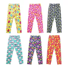 Kit 5 Calça Legging Infantil Menina Roupas Atacado Inverno