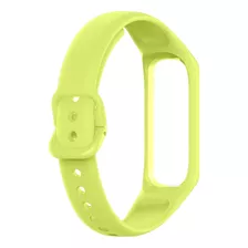 Pulseira Para Galaxy Fit2 Smartwatch Silicone Sport R220 Cor Verde Neon