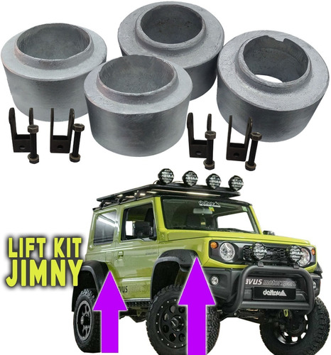 Lift Kit Aumentos Levantar Suspensin Suzuki Jimny  Foto 10