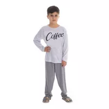 Pijama Infantil Coffee (1 Unidade)