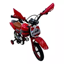 Bicicleta Tipo Moto Rin 12'' Niño Novedosa, Nuevo Diseño