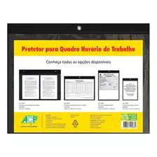 5 Un Porta Quadro Protetor Horizontal A4 P/ Quadro Horário