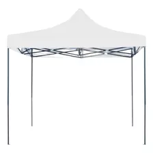 Carpa Toldo 3x3 M Plegable Reforzado Retractil Impermeable Color Blanco