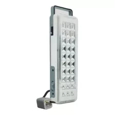 Luz De Emergencia 30 Leds Recargable 15hs Autonomia Color Blanco