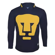 Playera Retro Pumas Unam Manga Larga Hugo Sánchez 11