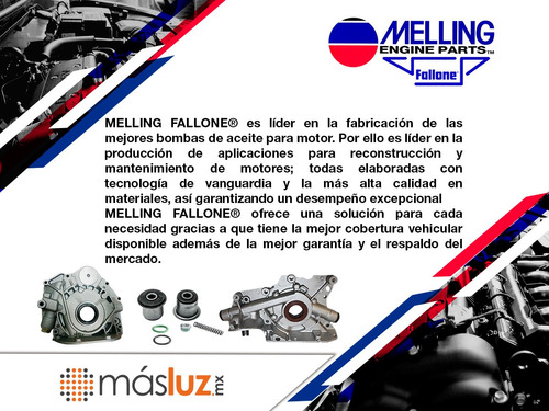 1-bomba Aceite Nissan Sunny 4 Cil 1.6l 89/92 Melling Fallone Foto 3