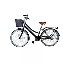 Bicicleta Citybike Modelo Rio/rodado 26/con Canasto 