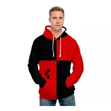 Mujer Dama Harley Quinn Sudadera Con Capucha