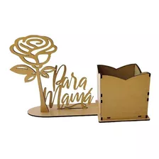 Pack 10 Cajas Para Mamá Con Flor En Durolac