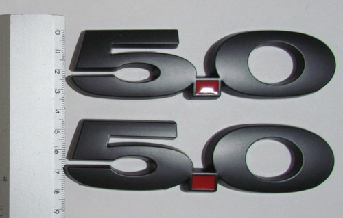 Par Emblemas Emblema 5.0 Ford Mustang Accesorio Clasico Foto 6