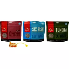 Alimento Para Gato 6 Pack Golosinas Orijen 3 Sabores De 35g