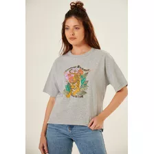 Remera Rimmel Joselyne En Algodón Manga Corta Para Mujer