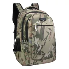 Mochila Bolsa Resistente Escolar Trabalho Camuflada Urbano