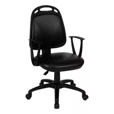 Silla Diva Escritorio Pc Trabajo C/ruedas Eco Cuero