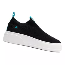 Tênis Preto/azul Knit Schutz