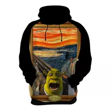 Blusa Moletom Shrek Quadro O Grito