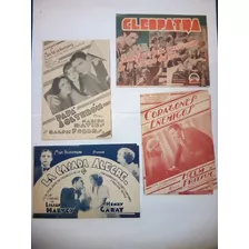 Programas De Cine De Los Años 30 .lote Glücksmann .