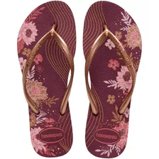 Chinelo Feminino Havaianas Slim Organic Sandalia Tiras Finas