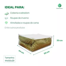 Kit 6 Organizador Multiuso 55x44x20 Cobertor King 