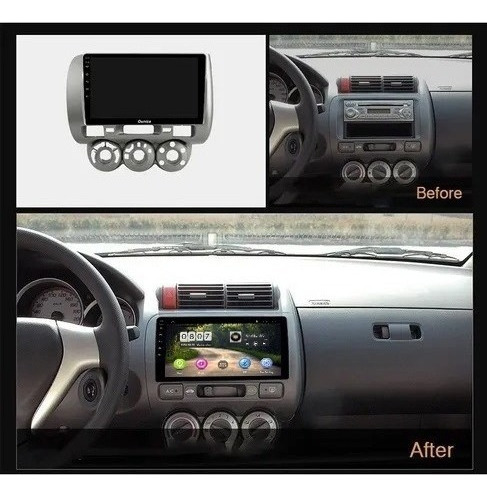 Coche Estreo Android Para Honda Fit 2001-2007 Gps Carplay Foto 3