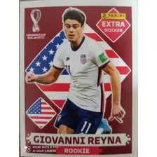 Giovanni Reyna Bordo Legend Figurinha Extra Sticker Copa 22