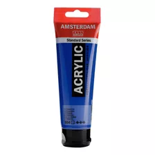 Acrílico Amsterdam Standard Series 120 Ml, Cores, Cor 504, Azul Ultramarino