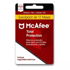 Mcafee Total Protection 2019 - Equipos Ilimitados Tu Email