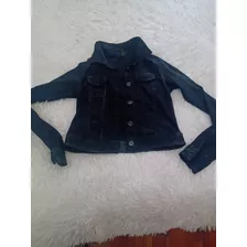 Campera Negra Detalle Elastizada T 38