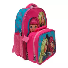 Pack Escolar Barbie Mochila + Lonchera