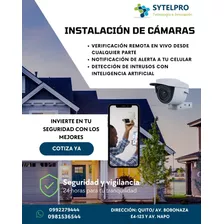 Instalación Y Mantenimiento De Cámaras De Seguridad