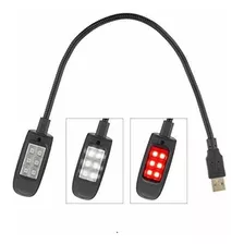 Auray Led6-usb 6-led Luz De Cuello De Cisne (usb, Luz Roja /