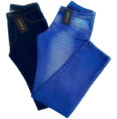 Kit 2 Calça Jeans  Masculina Slim   Elastano Temos 3 Modelos