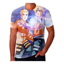 Camiseta Camisa Anime Naruto Mangá Desenho Menino Tv R7