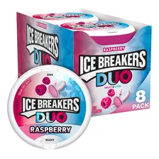 Ice Breakers Duo + Fruta Fresca Mentas Sin Azcar (frambuesa,