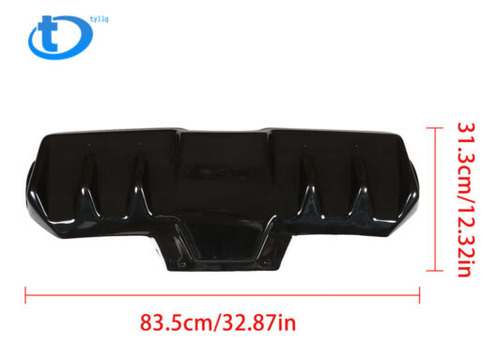 Glossy Black Rear Bumper Lip Diffuser For Subaru Wrx Sti Aaf Foto 4