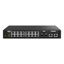 Qnap Switch De Red Gestionado Poe++ De 20 Puertos De 10 Gbe