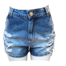 Short Jeans Sem Lycra Cintura Alta